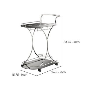 Carro rodante personalizable de Metal y vidrio, carro de vidrio tintado transparente, para manualidades, Barware para servir vino, gran oferta - Product Image 2