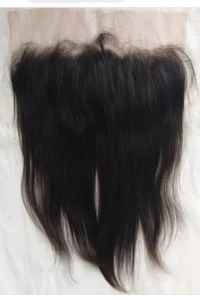 DENTELLE DE CHEVEUX HUMAINS PIÈCE FRONTALE NATURELLE VIERGE TEMPLE CHEVEUX NON TRAITÉS 13X6 FRONTALE AVEC DENTELLE SUISSE TRANSPARENTE - Product Image 4