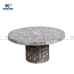 Venta al por mayor caliente Madre de perla y hueso incrustaciones pastel soporte bandeja para servir para Ramadán y fiesta pastel corte - Product Image 4