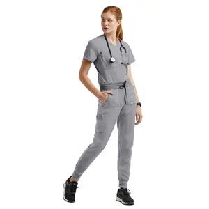 Navkam Kliniek Verpleegkundige Scrubs Voor Vrouwen Set Milieuvriendelijke Scrub Suit Gezondheidszorg Tandheelkundige Scrubs Uniforme Pakken