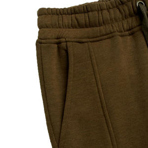 Nouveau short de survêtement élégant en molleton de couleur unie avec poches pantalon court à la taille avec cordon de serrage brodé avec logo personnalisé pour hommes - Product Image 6