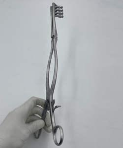 Retractor autoajustable Beckmann Adson de acero alemán semiofilado de 31 cm (12 pulgadas) con 4 puntas, instrumentos quirúrgicos para uso médico - Product Image 6