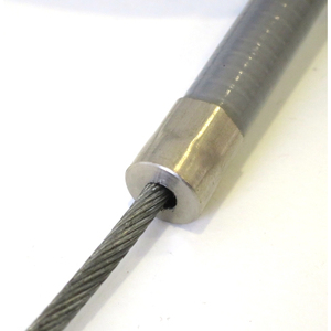 Cable de freno trasero gris completo de muy alta calidad para Lambretta LI + TV2/3 + SX + Special - Product Image 3