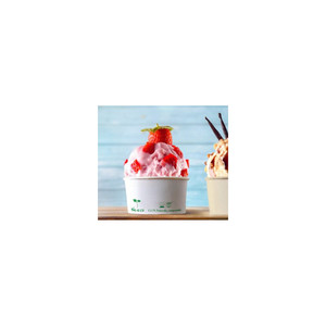 Portavasos y cuchara de plexiglás transparente 30x28h57 cm Cono para heladerías - Product Image 2