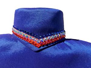 Meilleur Prix Premium Western Showmanship noir et bleu Veste d'équitation Nouveau Design - Product Image 6