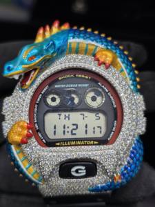 Montre en moissanite Dragon Watch, montre personnalisée améliorée, montre de sport haut de gamme sertie de diamants, au meilleur prix - Product Image 1