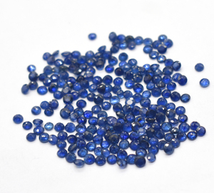 พลอยแซฟไฟร์สีฟ้าธรรมชาติทรงกลมขนาด3มม. สำหรับเจียระไนไพลินศรีลังกากาศรีลังกาอัญมณีแซฟไฟร์ไม่ผ่านการทำความร้อนและไม่ผ่านการบำบัด - Product Image 4