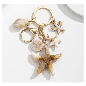 Llavero de Concha Marina, Estilo Costero, Colgante de Acrílico con Forma de Concha, Regalo Romántico para Parejas, Decoración Moderna para Bolsos y Llaves - Product Image 6