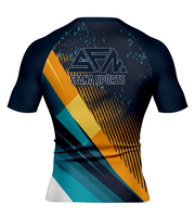 Ensemble deux pièces personnalisé pour homme : Rashguard et short de BJJ, MMA No-Gi, Grappling, Compression, Durable, Respirant, Séchage rapide, Anti-bactérien