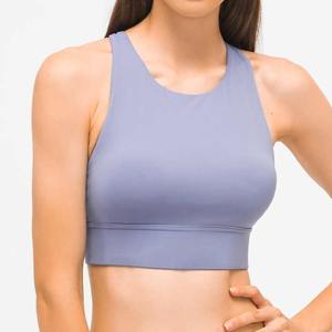 สปอร์ตบราเนื้อนุ่มระบายอากาศได้ดีสำหรับผู้หญิงชุดออกกำลังกายเล่นโยคะฟิตเนส - Product Image 4