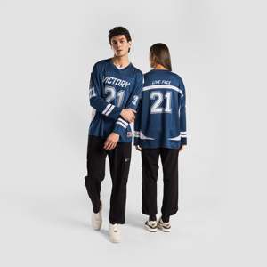 Maillot de football Striker à manches longues, vert sarcelle, imprimé par sublimation de haute qualité, taille XL, vêtement de sport pour l'été, motif numéroté - Product Image 1