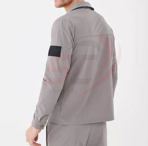 Survêtement de jogging unisexe en polyester 100% avec logo personnalisé, meilleure qualité, caractéristiques hivernales de maternité avec fermeture éclair pour hommes, motif uni - Product Image 2