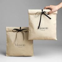 Pochette en coton personnalisée avec logo - Sac anti-poussière en flanelle brossée pour l'emballage des vêtements, des bijoux et le rangement