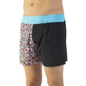 2025 pantalones cortos MMA de poliéster Spandex 100% transpirables para hombres personalizados con estilo informal con cordón a la venta - Product Image 2