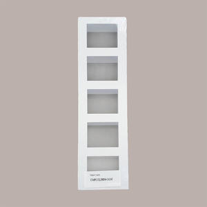 Molde para galletas Colombina para 5 dosis individuales 55x62mm Herramienta de postre de plástico - Product Image 1