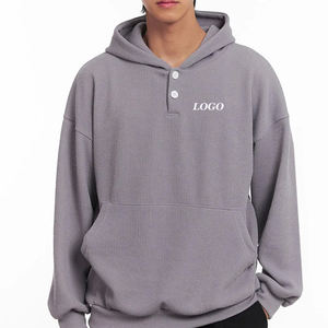 Solid Color Men <b>Hoodie</b> Casual Wear Wholesale Rate For Bulk Buyers / <b>Trendy</b> Streetwear Design With Customized Logo Design Cheap - Product Image 1