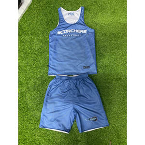 Custom Wholesale Rates Trending Design Reversible Basket Ball Singlets Vests Set For Men Basketball Uniform - Product Image 4