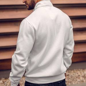 Mens Hoodies <b>Long</b> <b>Sleeve</b> Sweatshirts for Men Zipper Hooded Pullover High Neck Mens Sweatshirt <b>Top</b> Jacket Coat <b>Black</b> Sweater - Product Image 6