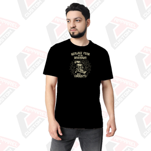 T-shirt confortable Ultra doux essentiel pour femmes été écologique Appliques patchs perles Denim batik velours côtelé tissu - Product Image 3