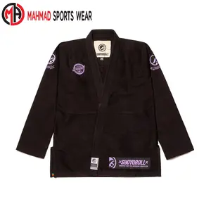 2022特别版黑色紫色高品质专业切割定制柔术和服柔术bjj Gi巴西Bjj Gi