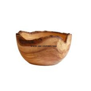 Cuenco clásico de madera para servir alimentos más vendido, diseño atractivo, mesa de comedor grande para el hogar, cuenco para mezclar alimentos a un precio asequible - Product Image 1