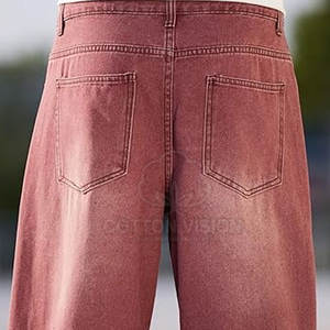 กางเกงยีนส์ผู้ชายไซส์ใหญ่ทรงหลวมสำหรับใส่กลางแจ้ง กางเกงยีนส์ผู้ชายทรงหลวมสำหรับออกกำลังกาย ผ้าฝ้าย 100% กางเกงผู้ชาย - Product Image 6