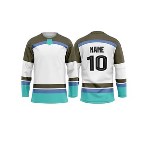 Venta al por Mayor de Camisetas de Hockey sobre Hielo Transpirables con Logotipo Personalizado, 100% Poliéster, Hechas en Pakistán - Product Image 5