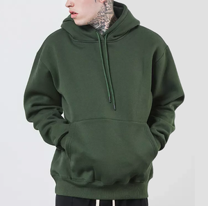 Sudadera con Capucha Unisex Nueva de Alta Calidad, de Algodón Grueso, para Invierno, Lisa, de Color Sólido, Bordada, para Hombre y Mujer - Product Image 4