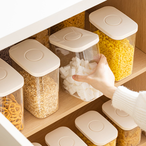 ANYA One-Touch Pop Up Airtight Food Storage Container BPA Free Sealed Pantry Organizer Jar For Cereal Grain Rice Coffee Bean - Product Image 1