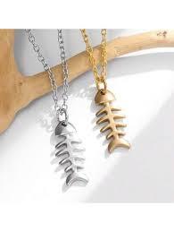 สร้อยคอกระดูกขัดเงาคุณภาพระดับพรีเมี่ยมทำด้วยมือสำหรับของขวัญวันหมั้นและวันครบรอบแต่งงาน - Product Image 5