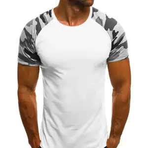 Slim Fit O Neck 100% katun pria T-shirt 2024 dengan cetak kustom Logo kain kualitas tinggi layanan Oem T-shirt produsen