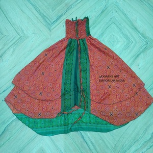 Saree – jupe avec robe vintage, haut à la mode, robe saree de l'inde, jupes saree pour femmes - Product Image 2