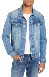 New Arrival High Quality Wholesale Custom <b>Men</b> <b>Denim</b> <b>Jacket</b> New Arrival Fashion <b>Denim</b> <b>Jacket</b> Wholesale Washed Custom Blue <b>black</b> - Product Image 5