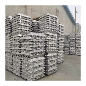 Lingot d'aluminium de haute qualité avec une pureté de 99.7%, idéal pour la coulée, la fusion ou le recyclage. Répond aux normes industrielles mondiales. - Product Image 2