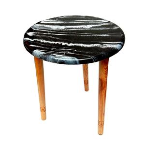 Mesa auxiliar de madera estándar de latón AK, muebles decorativos de diseño atractivo, mesa para muebles de cafetería/muebles de restaurante - Product Image 5