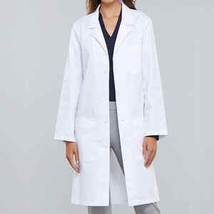 Uniformes hospitaliers 100% blouse de laboratoire en coton blouse de laboratoire à manches longues pour médecin - Product Image 1