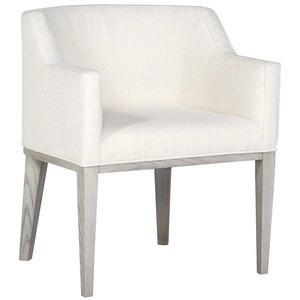 Silla de Comedor Moderna de Tela, Sillón Tapizado con Patas de Madera, Silla Lateral para Hotel, Restaurante, Comedor - Product Image 3