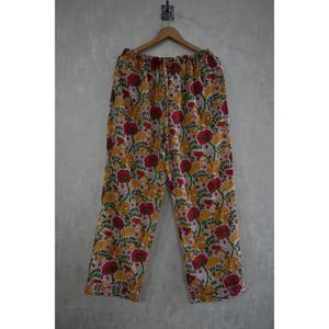 Conjunto de Pijama de Verano de Algodón Estampado a Mano para Mujer, Ropa de Dormir Floral, Suave, Transpirable, de Secado Rápido, Traje de Dormir Informal de Lujo - Product Image 5