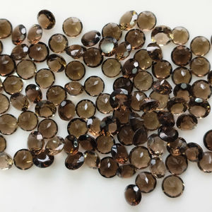 Cuarzo Ahumado Natural de 6MM, Corte Brillante Redondo, Gema Suelta de la Mejor Calidad para la Fabricación de Joyas - Product Image 4