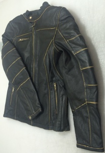 Giacca di pelle nera elegante di alta qualità - Product Image 5