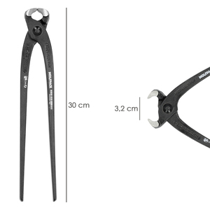 Pince russe Plus DIN/ISO 9242 noire 12 pouces - Product Image 2
