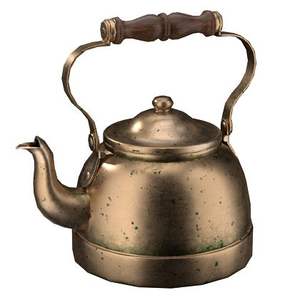 Luxury Crafted Brass <b>Tea</b> <b>Kettle</b> For Home And Cafe Brewing With Heat Efficient Base And Elegant Finish - Product Image 5