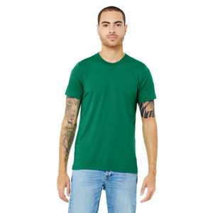 Airlume-Camiseta de manga corta Unisex, camiseta de 50% poliéster 25% algodón 25% rayón 40 solo 3,8 oz Kelly - Product Image 1