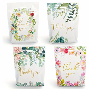 ถุงโพลีหนาแบบ ldpe/pe พร้อมที่จับแบบไดคัทสำหรับถุงช้อปปิ้งโปรโมชั่นขายส่งโลโก้ตามต้องการ - Product Image 4