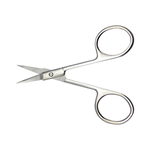 Tijera de uñas de acero inoxidable curvada de punta extra fina, diseño de impresión en Color, tijeras de manicura, herramienta de belleza para cutículas afiladas - Product Image 4