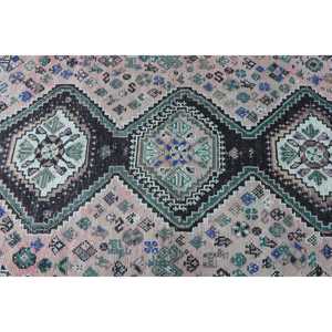 Turkish <b>Runner</b> <b>Rug</b>, 3.3x8.9 ft Vintage <b>Rug</b>, Pink Wool <b>Rug</b> - Product Image 5