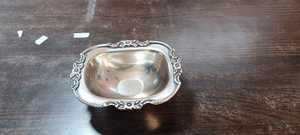 Plats de fruits secs en laiton de haute qualité avec aspect argenté personnalisé de forme carrée - Product Image 4