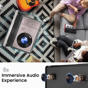 Portable <b>TV</b> Case with Entertainment System <b>Speakers</b> Battery Display Feature - Product Image 6