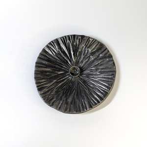 Plats et assiettes en acier inoxydable au design unique noir pour desserts gâteaux collations fêtes de mariage utilisation en cuisine - Product Image 4