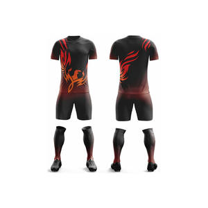 Ensemble de maillots de football numériques personnalisables de haute qualité pour hommes avec nom d'équipe personnalisé de FARHAN SPORTS - Product Image 6